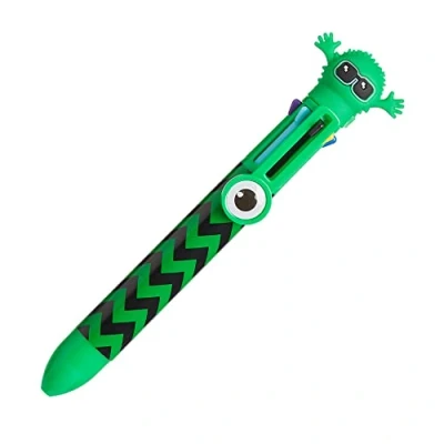 Image of Tinc Multicolour Retractable Ballpoint Pen 6 in 1 Colour Pens for School Office Home Green
