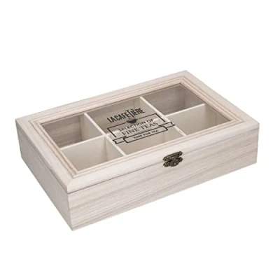 Image of La Cafetiere Tea Box Wood