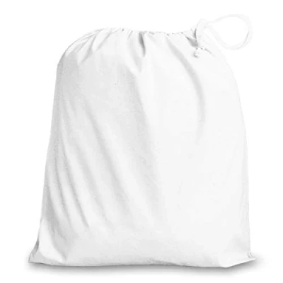 Image of B&amp;A Drawstring Bags (White, 10cm x 13cm)