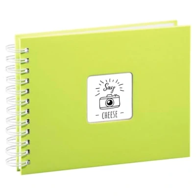 Image of Hama 2114 Art Spiralbound Photo Album, 24 x 17cm, Kiwi, 50 White pages