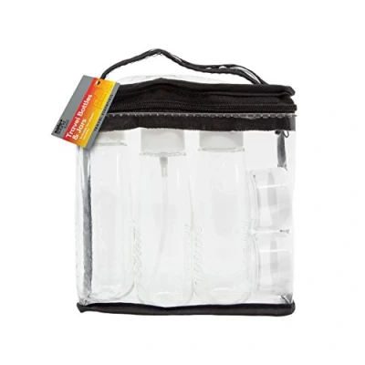 Image of Safe and Sound Travel Bottles Jars Set, SA6022, Transparent, One Size