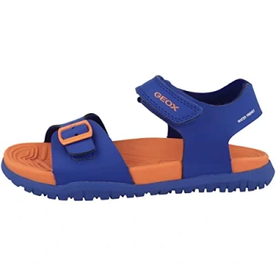 Image of Geox J Sandal Fommiex Boy, Royal Orange, 1.5 UK