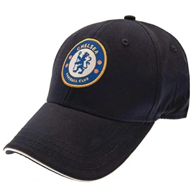 Image of Chelsea FC Unisex Adult Baseball Cap, Navy, One size