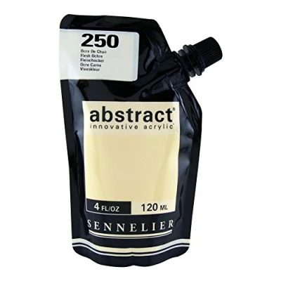 Image of Sennelier Abstract innovative acrylic 120ml 4oz Satin Flesh Ochre
