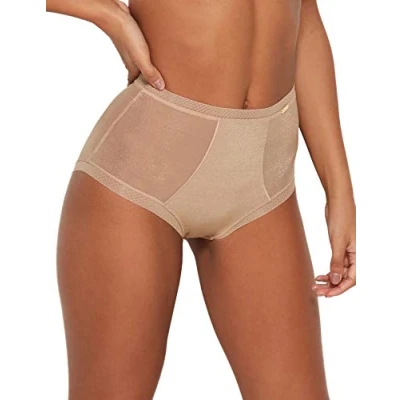 Image of Glossies Deep Brief Nude Beige 2XL 18
