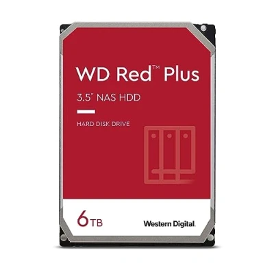 Image of WD Red 6TB 3.5 Inch NAS Internal Hard Drive 5400 RPM WD60EFRX