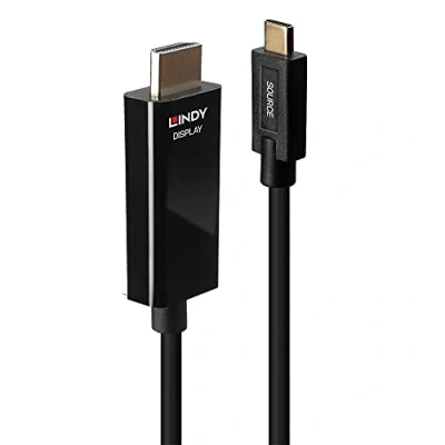 Image of LINDY 10m USB Type C to HDMI 4K60 Adapter Cable with HDR