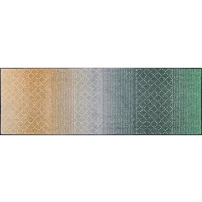 Image of Wash+Dry Doormat Green Desert 60 x 180 cm Washable for Indoor and Outdoor Use