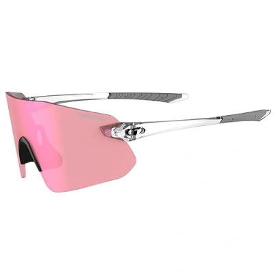 Image of Tifosi Vogel Sl Sunglasses, Crystal Clear, Pink Mirror, L XL