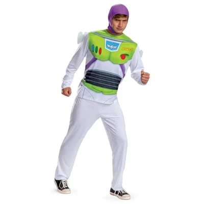 Image of DISGUISE 158459C EU Buzz Basic Plus Adult (Eu) Toy Story Fancy Dress, Men, Multi, XL