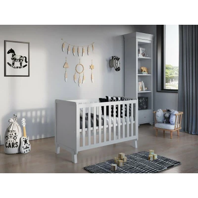 Image of Love For Sleep Francis Wooden Baby Cot Bed 120x60cm with FREE Deluxe Aloe Vera Mattress (White)