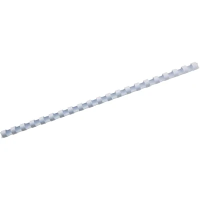 Image of GBC CombBind Binding Combs, 8 mm, 45 Sheet Capacity, A4, 21 Ring, White, Pack of 100, 4028194
