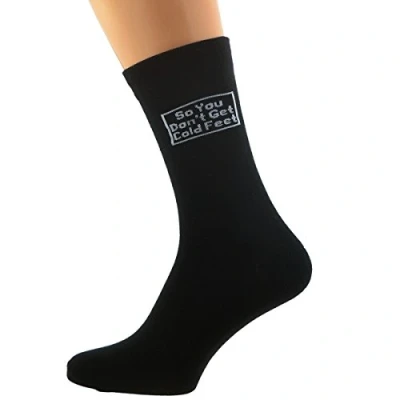 Image of So You Don&#039;t Get Cold Feet Cotton Rich Woven Socks Adult Size UK 6 12 Euro 39 46