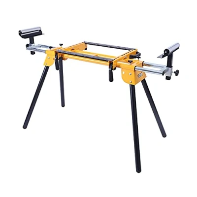 Image of JCB Mitre Saw Stand, 1000 650 x 580 810 910mm, 200kg Max Load 3 Year Standard Warranty