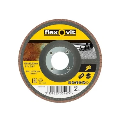 Image of Flap Disc For Angle Grinders 125mm 40G