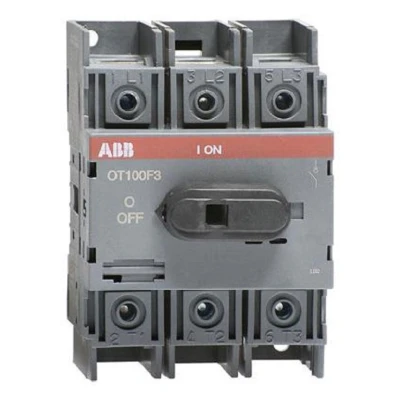 Image of ABB OT100F3 Isolator Base Mount 3 100 Amp