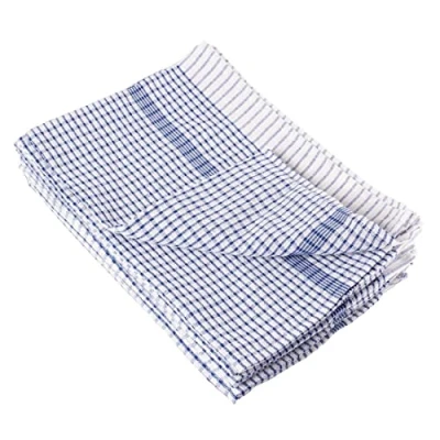 Image of Vogue CC596 Wonderdry Tea Towel, Blue, 762mm X 508mm, Pack of 10
