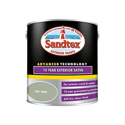 Image of Sandtex Retail 10 Year Exterior Satin Bay Tree 2.5 L