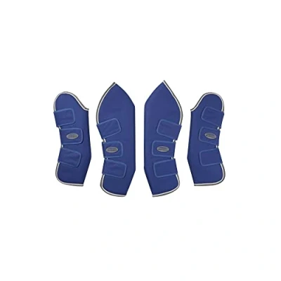 Image of WeatherBeeta 1200D Wide Tab Long Travel Boots, Dark Blue/Grey/White, Full