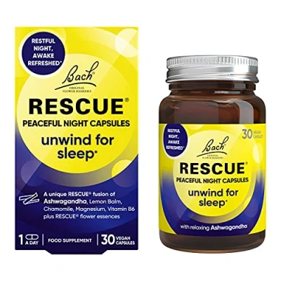 Image of Bach Rescue Peaceful Night Capsules 30s