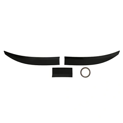 Image of 3 Pcs Gloss Black Rear Trunk Spoiler,Lip Adjustable Tailgate Spoiler Wing Universal for Seadan