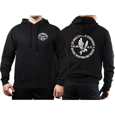 Image of FEUER1 Los Angeles Police Dept. SWAT Hoodie black, XL