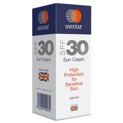 Image of Uvistat Sun Cream SPF30 125 ml