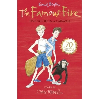 Image of By Enid Blyton Famous Five: 5: Five Go Off In A Caravan: 70th Anniversary Edition (Famous Anniversary) (70th edition)