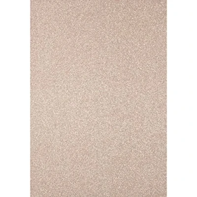 Image of Florence Glitter Cardstock Coloured Card A4 Light Gold 5 Sheets of Craft Paper Scrapbook for Making and Other Crafts 250 GSM