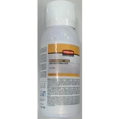 Image of Rubbermaid R0260056 Microburst air neutraliser 3000 Ice Age Aerosol, 75ml Volume, Packaging may vary