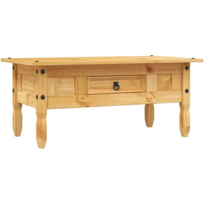 Image of vidaXL Coffee Table Mexican Pine Corona Range 100x55x44 cm