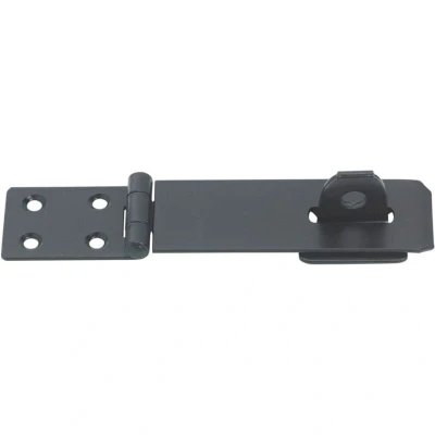 Image of Perry 115mm Safety Hasp &amp; Staple Black