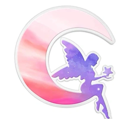 Image of Making Jewelry Decor DIY Silicone Mold Epoxy Resin Crystal Glue Casting Mould (Moon Angel)