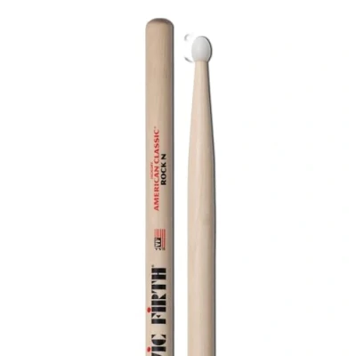 Image of Vic Firth Rock American Hickory Nylon Tip Drum Sticks