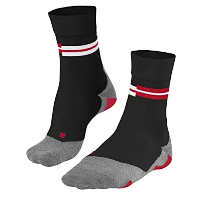 Image of Mens 1 Pair Falke RU5 Ultra Light Cushioned Run Socks Black 39 41