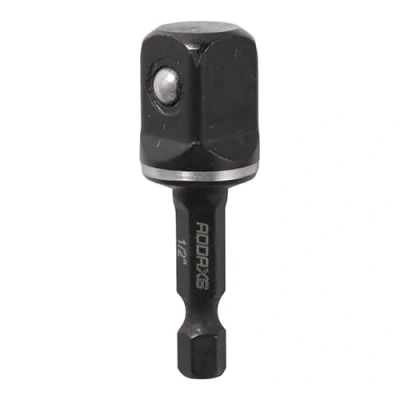 Image of TIMCO X6 impact adaptor This resistant quick change is for converting a 1/4 hex drive into male 1/2 socket x 50