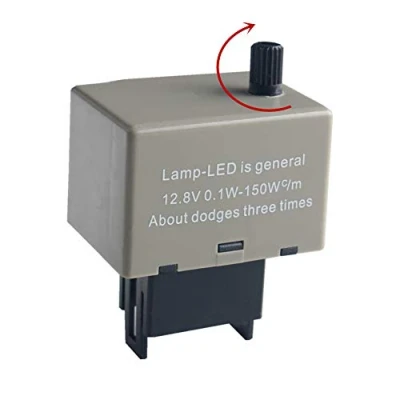 Image of DEWHEL 8 Pin 81980 50030 066500 4650 Speed Adjustable Electronic LED Flasher Assy Relay Fix For Lexus Scion or Toyota Turn Signal Light Bulbs