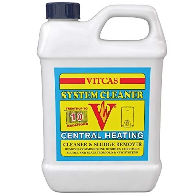 Image of VITCAS 1Ltr Central Heating Internal Leak Sealer Ideal for Drain Plastic Tanks, Micro bore Cracks All Metals Instant Repair Long Lasting Protection