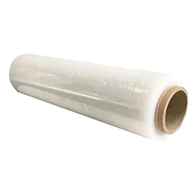 Image of Pallet Stretch Shrink Wrap Cling Film 20mu Thick Heavy Duty Strong Clear Packaging for Industrial, Luggage Furniture Wrapping Roll (400mm x 250m, Clear, 1)