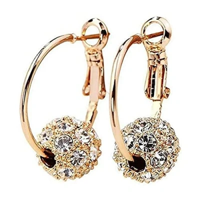 Image of BEAUTYBIGBANG Magnetic Therapy Weight Loss Earrings,Earacupressure Magnetherapy Detoxi Earrings,Piercing Lymph Drainage Earrings,Slim Ear Studs Patch for Women Men (Gold)