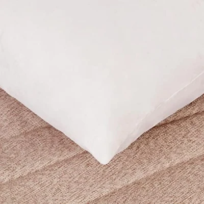 Image of Mitre Comfort Majestic Pillow in White 100% Cotton Cover with Hollowfibre and Feather Blend Filling 500 x 900 mm