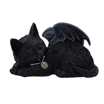 Image of Nemesis Now Cat Nap, Black, 18cm