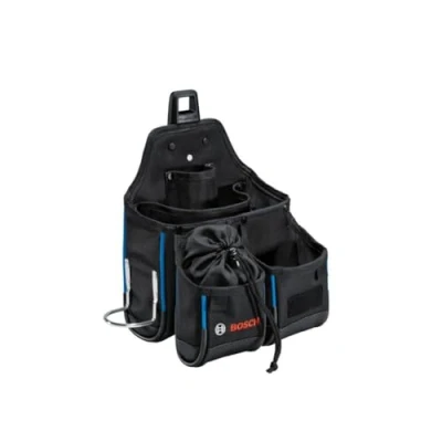 Image of Bosch Professional 1600A0265T Gwt 4 Belt Pouch and Holster, Proclick System, for Tool 93 Or 108, Blue
