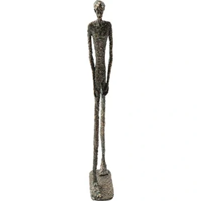 Image of Kare Design Deco Figurine Art Man, Grey, 79cm, Deco, Gift Idea, Decorative Home Accessories for Living Room, Bedroom, Hallway, 79x25x11 cm (H/W/D)