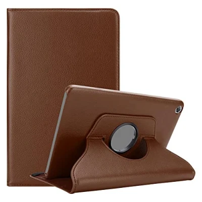 Image of Cadorabo Tablet Case works with Huawei MediaPad M5 8 (8.4&quot; Zoll) in MUSHROOM BROWN Book Style Protection Cover WITHOUT Auto Wake Up Stand Function and Elastic Strap Fastener
