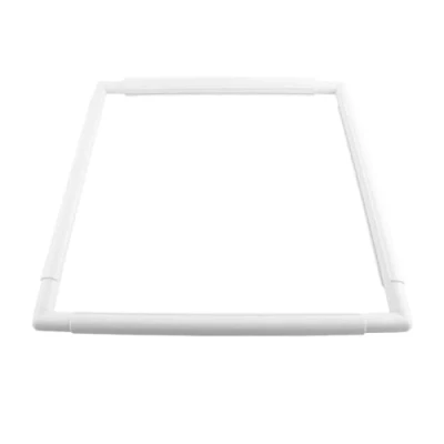Image of Embroidery Clip Frame, Plastic Square Frame Hoop for Quilting Needlepoint Cross Stitch Silk Painting(43.1x43.1cm)