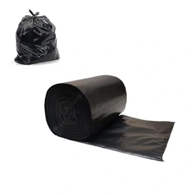 Image of KARAN KING ® Pack of 50 Black Plastic Heavy Duty Bin Bags Liners, Eco Friendly Refuse Sacks X 1 (50 L) Waste Dustbin Roll (Heavy Sacks, Bag)