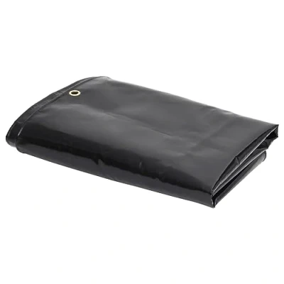 Image of vidaXL Tarpaulin 650 g/m² 3x4 m Black