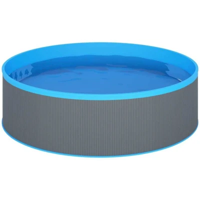 Image of vidaXL Splasher Pool 350x90 cm Grey