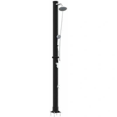 Image of vidaXL Outdoor Solar Shower with Handheld Head 217 cm 20 L